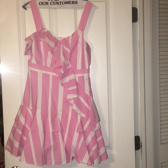 Pink Ruffle dress - Picture 2 of 4